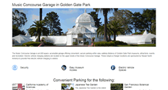 Desktop Screenshot of goldengateparking.com
